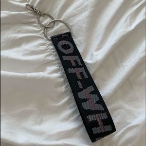 OFF-WHITE wristlet/keychain